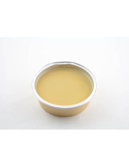 Cazoleta de cera depilatoria.