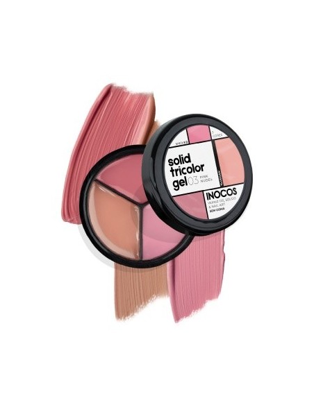 Solid Tricolor Gel_Pink Nudes 15gr