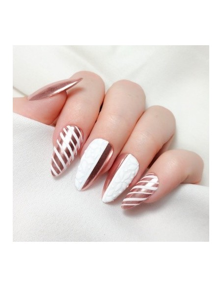 Glitter Po Efeito 2 in 1- Magia Rosa Oro 3gr