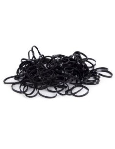 Gomitas elásticas negras 300ud