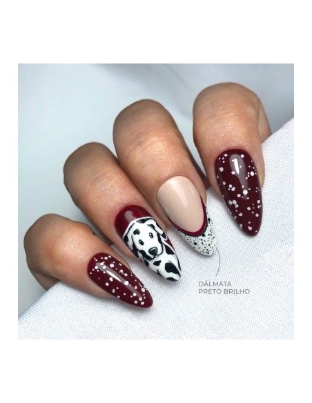 Top Coat Dalmata Prieto Brillo_Top Coat Negro Brillo 15ml