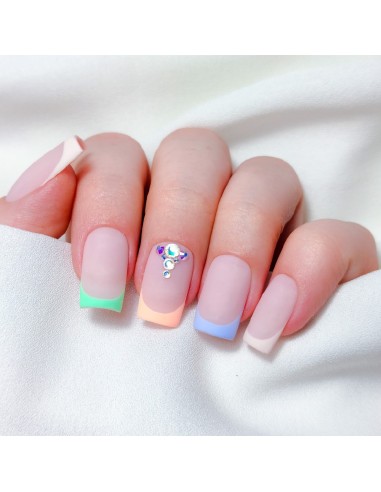 Nails Decor Inocos_Cristales Blanco Plata...