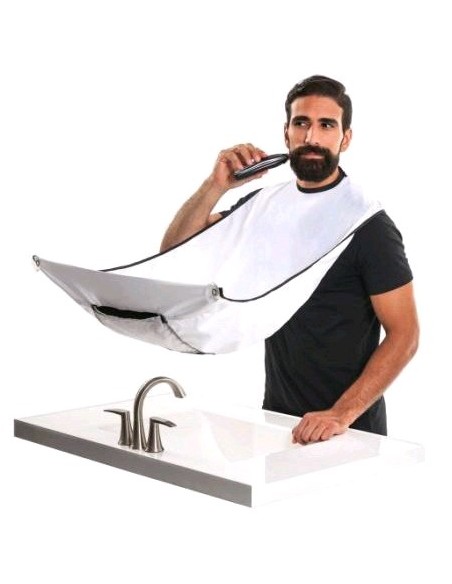 Capa corte recoge pelos barba AG