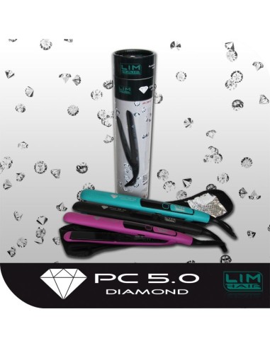 Plancha PC 5.0 Diamond Turquesa-Fucsia-Negra