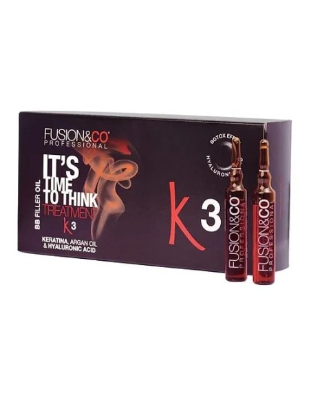 Viales Vegan Fusion&Co K3 Efecto Botox 20ud 12ml.