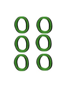 Goma Acrilica Azul Verde Botella