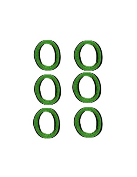 Goma Acrilica Azul Verde Botella