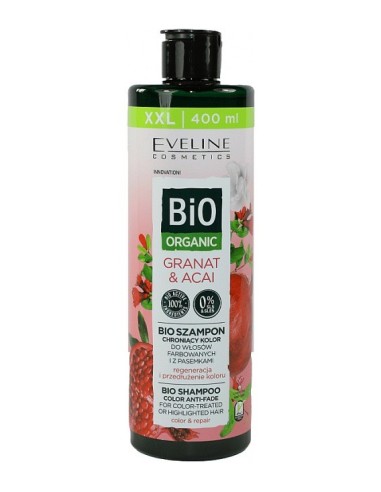 Champu Bio Organic Granada y Acai 400ml.