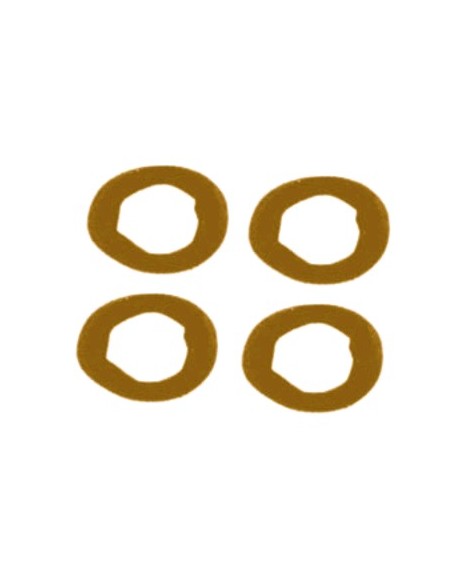 Goma Acrilica Grande Marron Chocolate