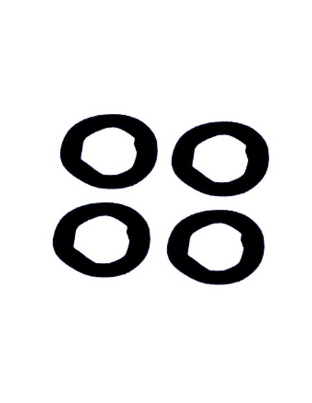 Goma Acrilica Grande Negro