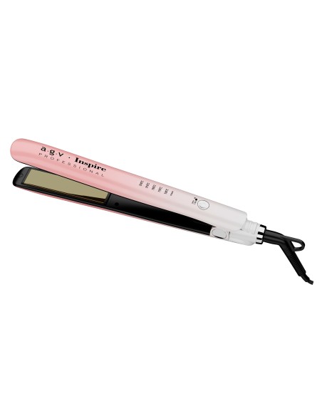 Plancha Inspire Rosa/Blanco Placas Titanio 120-230º AGV 25mm