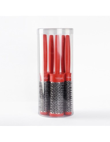 Set Cepillos Rojos Profesional Bifull (17-23-28-32-43)