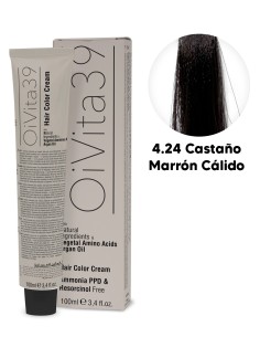 Tinte Oi Vita39 S/A Castaño Marron Calido 4/24- 100ml