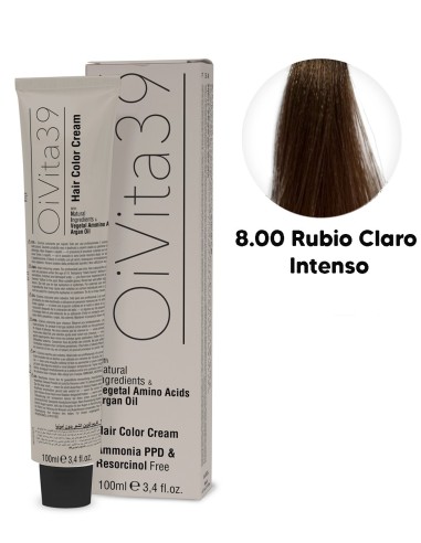 Tinte Oi Vita39 S/A Rubio Claro Intenso 8/00- 100ml