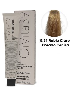 Tinte Oi Vita39 S/A Rubio Claro Dorado Ceniza 8/31- 100ml