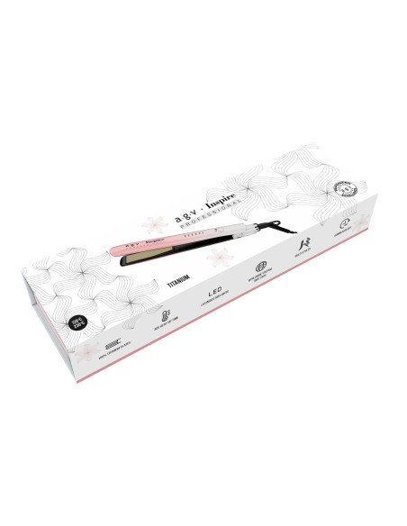 Plancha Inspire Negro Mate Placas Titanio 120-230º AGV 25mm