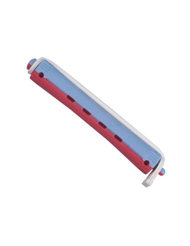 Bigudi Rojo/Azul Largo 12ud
