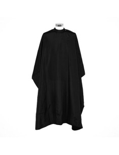 Capa de corte Negra Raven Cuello Silicona - Corchetes