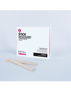 Espatula de madera mediana 100ud