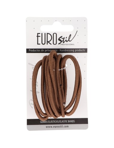 Gomas 10un. Marron Eurostil