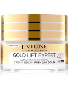 Crema serum facial dia y noche Gold 50ml 2