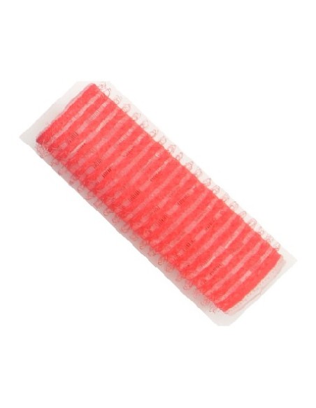 Rulos velcro rosa 24mm 6ud