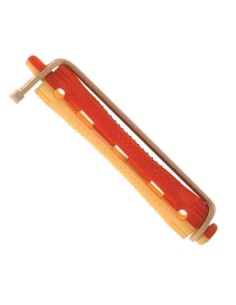 Bigudi Plastico Corto n 11 rojo  amarillo
