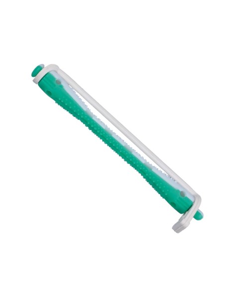 Bigudi Plastico Largo n 7 blanco verde