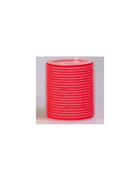 Rulos velcro rojo 60mm 3ud