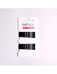 Horquilla Ondulada negra 51mm.18ud