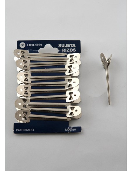 Pinza Metalica Mediana 12ud.