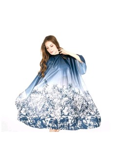 Capa de corte decorada Azul