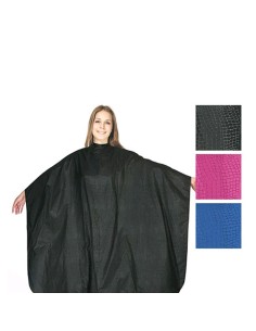 Capa de corte decorada Negra