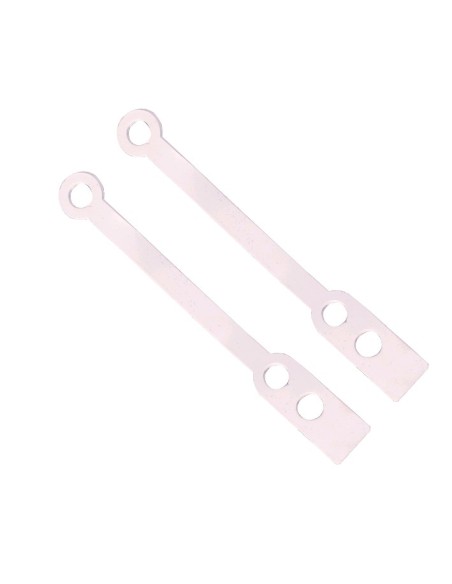 Gomas bigudi planas cortas 50ud