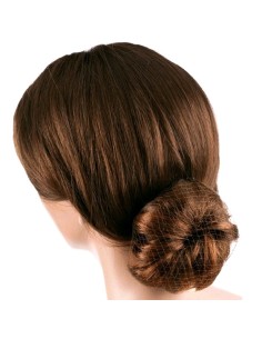 Red Invisible Nylon moño Marron