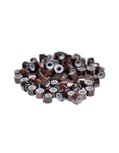 Anillas silicona marron Osc. 100 ud KX