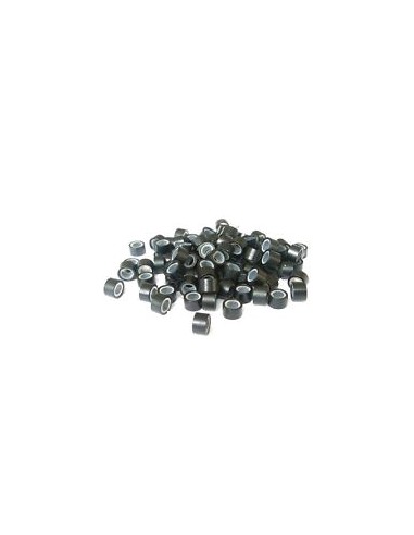 Anillas silicona negro 100 ud KX