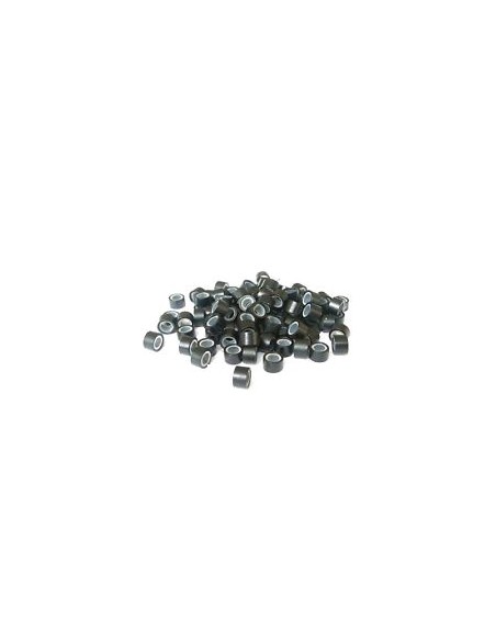 Anillas silicona negro 100 ud KX