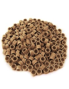 Anillas silicona rubio Osc. 100 ud KX 2