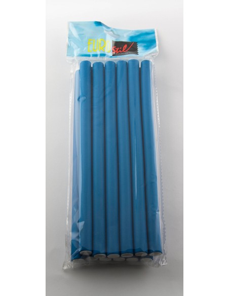 Papillots Largos Azul 12 ud.