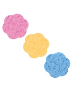 Esponja Desmaquillante Colores 70mm