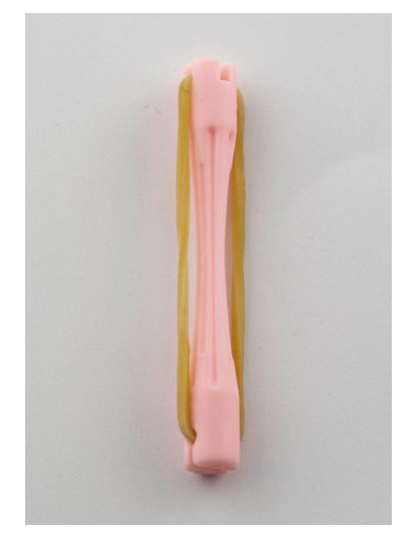 Bigudi Plastico Rosa.