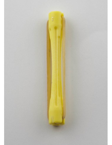 Bigudi Plastico Amarillo.