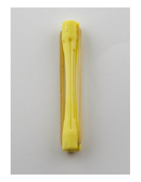Bigudi Plastico Amarillo.