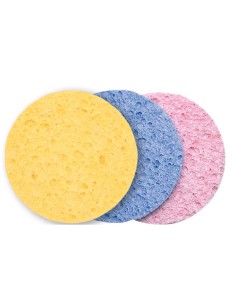 Esponja Desmaquillante colores 90mm