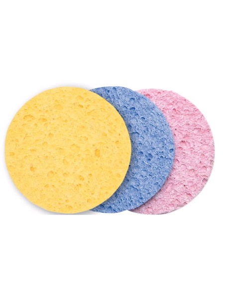 Esponja Desmaquillante colores 90mm