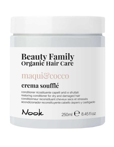 Crema Nutritiva Pelo  Seco, dañado  Nook Beauty Family 250ml