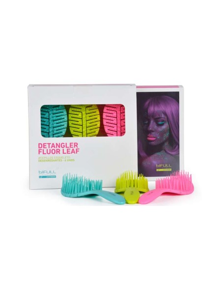Cepillo Esqueleto Desenredante fluor leaf