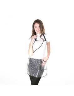 Delantal transparente efecto burbujas 60*72cm Bifull