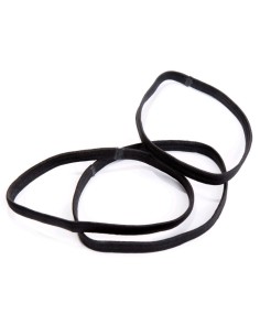 Set 2 Cintas Elasticas Deporte Silicona Negras